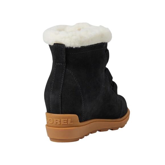 SOREL Womens Evie II Cozy Booties US 11 EU 42 Black Waterproof Leather NIB - Picture 3 of 13